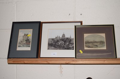 Lot 33 - Mixed Lot: An engraving of Yarmouth Beach,...