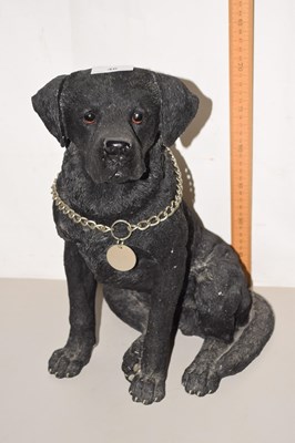 Lot 46 - A resin model of a Labrador