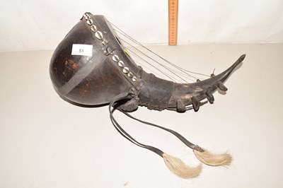 Lot 51 - An African stringed instrument formed from a...