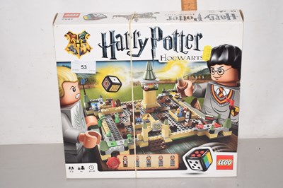 Lot 53 - A Lego Harry Potter Hogwarts set (not checked...