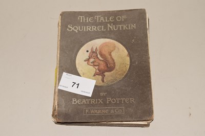 Lot 71 - Beatrix Potter The Tale of Squirrel Nutkin 1st...