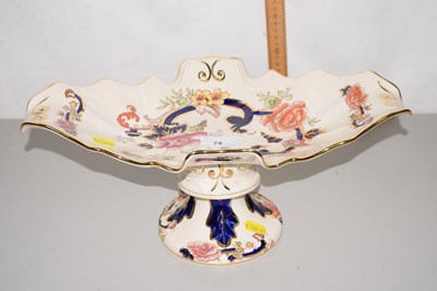 Lot 74 - A Masons pedestal centrepiece bowl