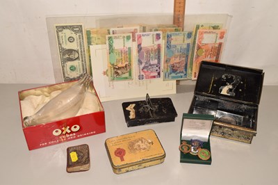 Lot 96 - A box of mixed items to include Turkish, Sri...