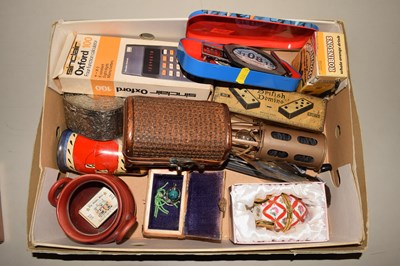 Lot 110 - Box of mixed items to include small jewellery...