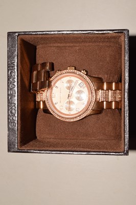 Lot 145 - A Michael Kors gents wristwatch, boxed