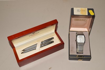 Lot 146 - Boxed Sheaffer propelling pencil and ballpoint...