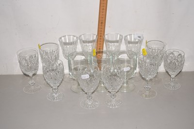 Lot 182 - Mixed Lot: Various drinking glasses