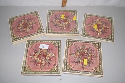 Lot 194 - A set of nine reproduction Art Nouveau style...