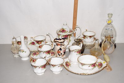 Lot 231 - Quantity of Royal Albert Old Country Rose tea...