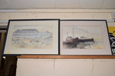 Lot 234 - Allan McOwen, two studies Hout Bay and Figures...