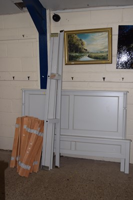 Lot 266 - A modern painted double bed frame