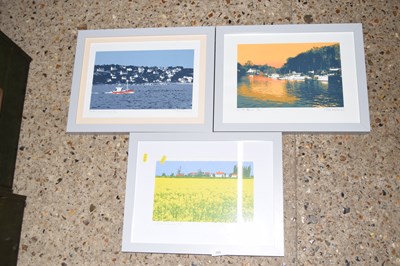 Lot 285 - Peter Devenisch, coloured prints Eel Pie...
