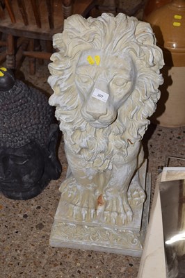 Lot 307 - A composition model of a lion