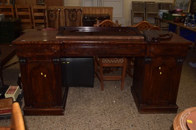 Lot 309 - A large early Victorian mahogany twin pedestal...