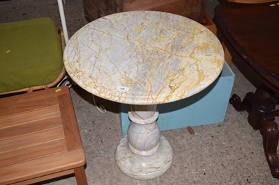 Lot 326 - A 20th Century marble pedestal table