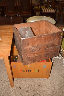 Lot 333 - Three wooden crates together with various...