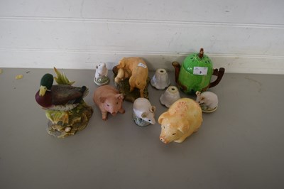 Lot 9 - MIXED LOT VARIOUS MODEL ANIMALS AND OTHER ITEMS