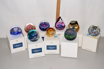 Lot 211 - A collection of nine various Caithness...
