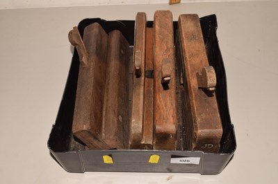Lot 506 - Wooden carpenters planes