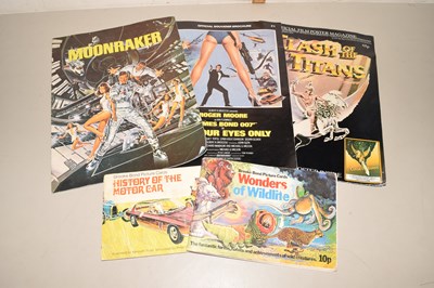 Lot 528 - James Bond posters and small quantity of...