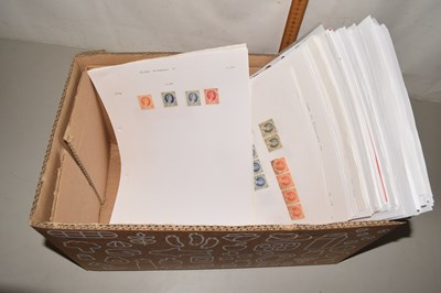 Lot 533 - Stamps, loose album pages, worldwide