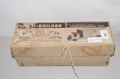 Lot 542 - The Multi-Builder Constructional Toy, boxed