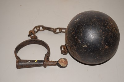 Lot 627 - Ball and chain