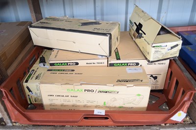 Lot 374 - Mixed lot of as new boxed work tools to...