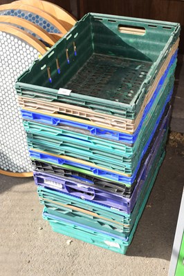 Lot 388 - Large quantity of stacking crates