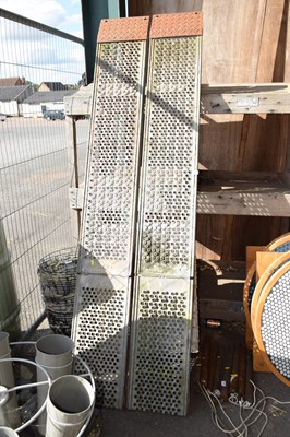 Lot 392 - A pair of trailer ramps