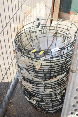 Lot 393 - Large quantity of hanging basket frames