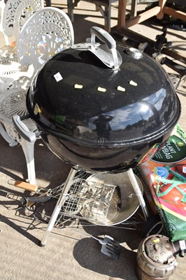 Lot 403 - A Webber charcoal barbecue and tools