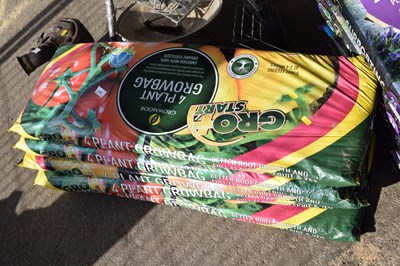 Lot 410 - Five gardening grow bags