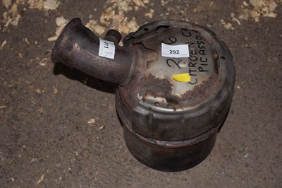 Lot 292 - A Catalytic convertor from a Citroen Picasso