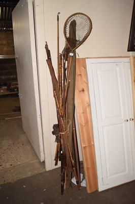 Lot 681 - Quantity of fishing rods and tackle