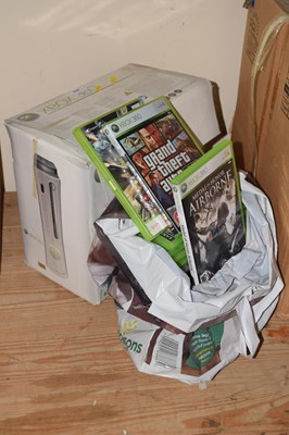 Lot 698 - An XBox 360 and a quantity of games