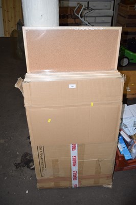 Lot 751 - Ten pine framed cork boards