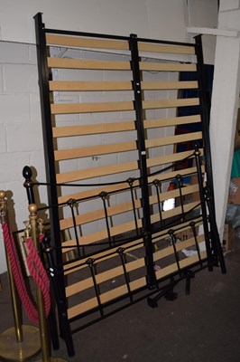 Lot 821 - Metal double bed frame