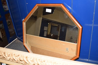 Lot 823 - An octagonal wall mirror