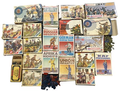 Lot 282 - A collection of various Airfix and other toy...