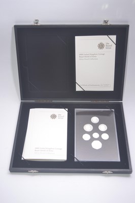 Lot 304 - ROYAL MINT; A '2008 SILVER PIEDFORT SEVEN COIN COLLECTION'