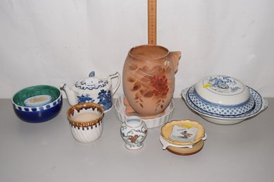 Lot 4 - Mixed Lot: Masons teapot, various ceramics etc