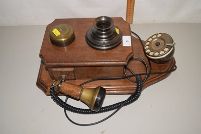 Lot 5 - Vintage wall mounted telephone
