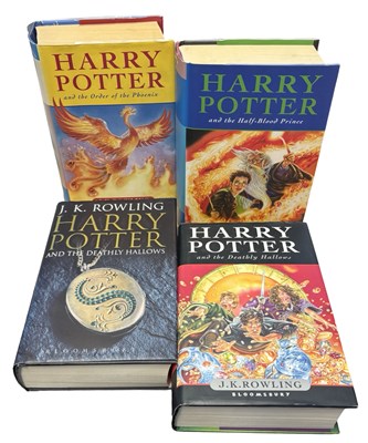 Lot 60 - J K ROWLING FIRSTS: 4 Titles: HARRY POTTER AND...