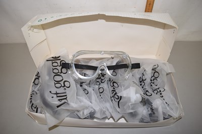Lot 45 - A box of safety goggles
