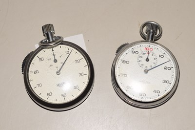 Lot 110 - Two vintage stop watches