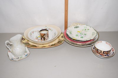 Lot 147 - Mixed Lot: Various 19th Century dinner wares,...