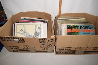 Lot 150 - Two boxes of various records