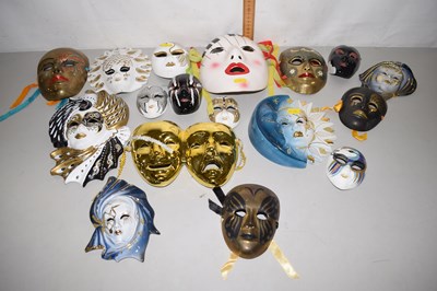 Lot 166 - Collection various wall masks