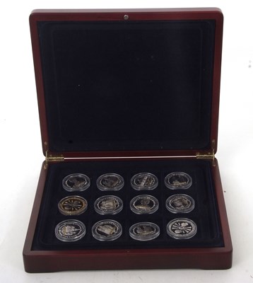 Lot 266 - The London Mint, Diamond Wedding Aniversary...